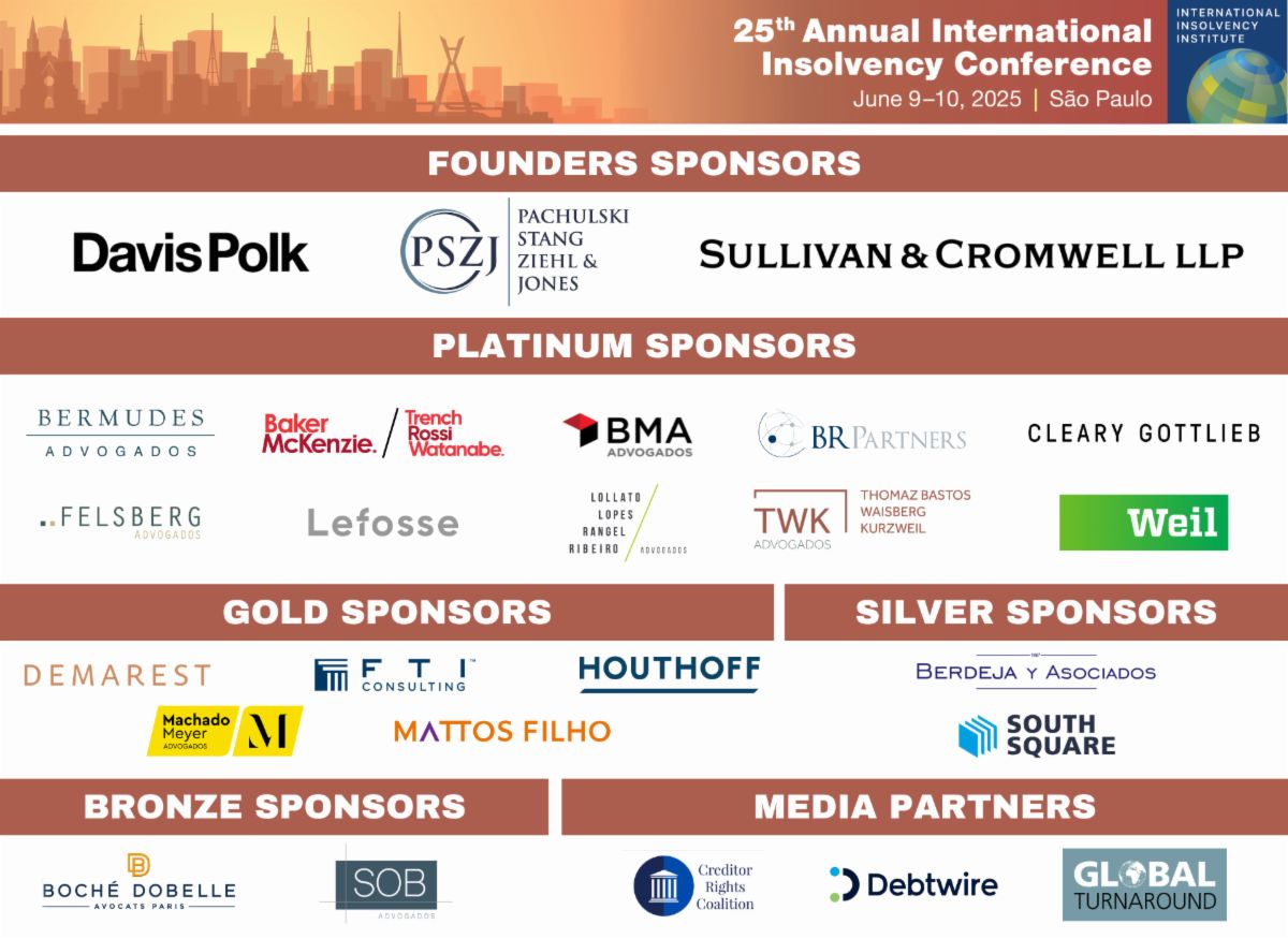 International Insolvency Institute – 25ème Conférence Annuelle à São Paulo
